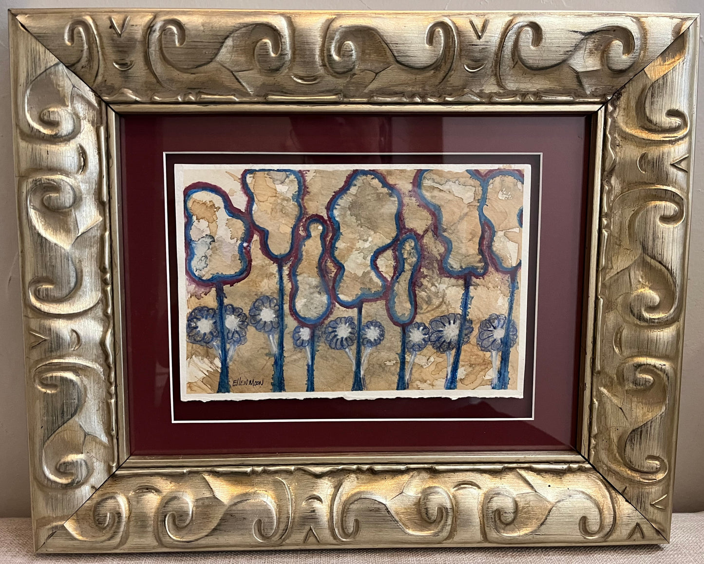 Cauliflowers in Gold Frame